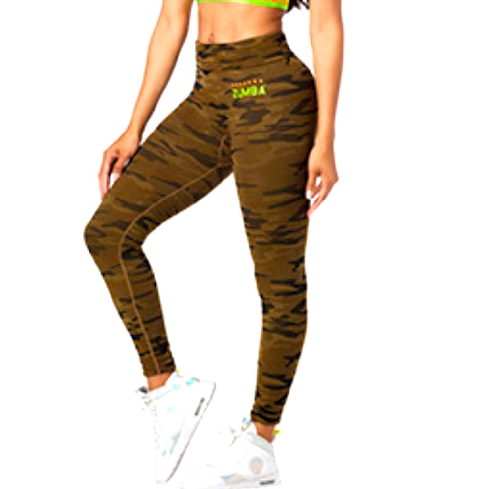 Zumba Now Seamless Ankle Leggings Color: Sand Size: S